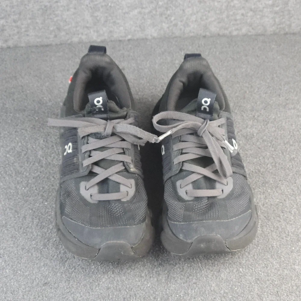 On Cloudswift Youth Size 3.5 Black Mesh Running Shoes Sneakers
